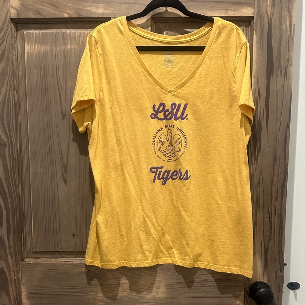 LSU Tigers Yellow Short Sleeve Tee